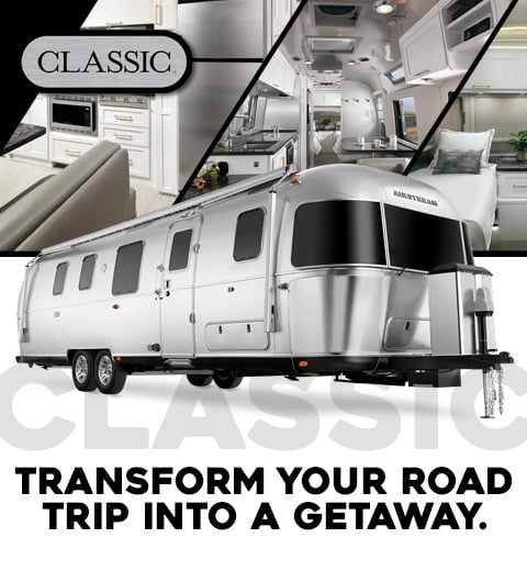Transform Your Road Trip Into A Getaway. The 2021 Airstream Classic.