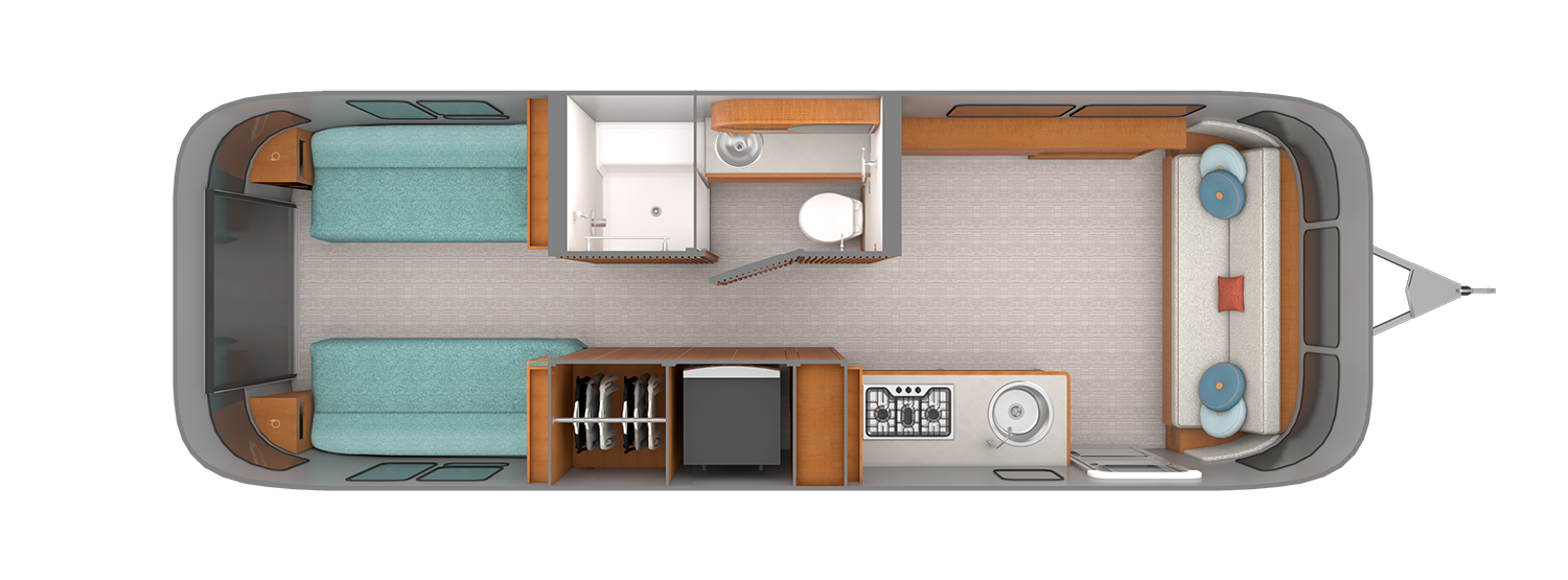 Frank Lloyd Wright Limited Edition Travel Trailer Base Floor Plan