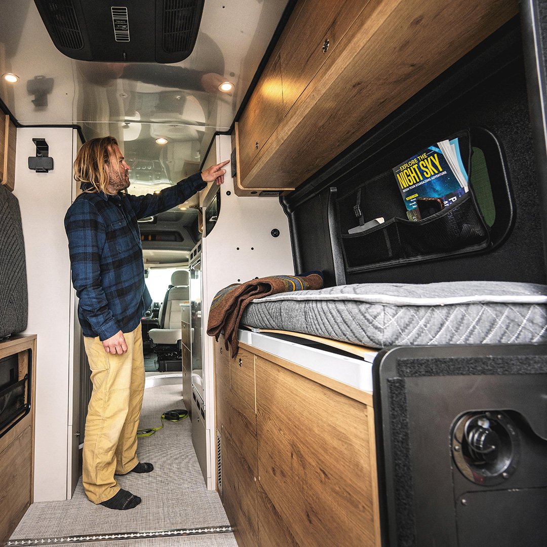 Rangeline Rear Storage and Sleeping Area