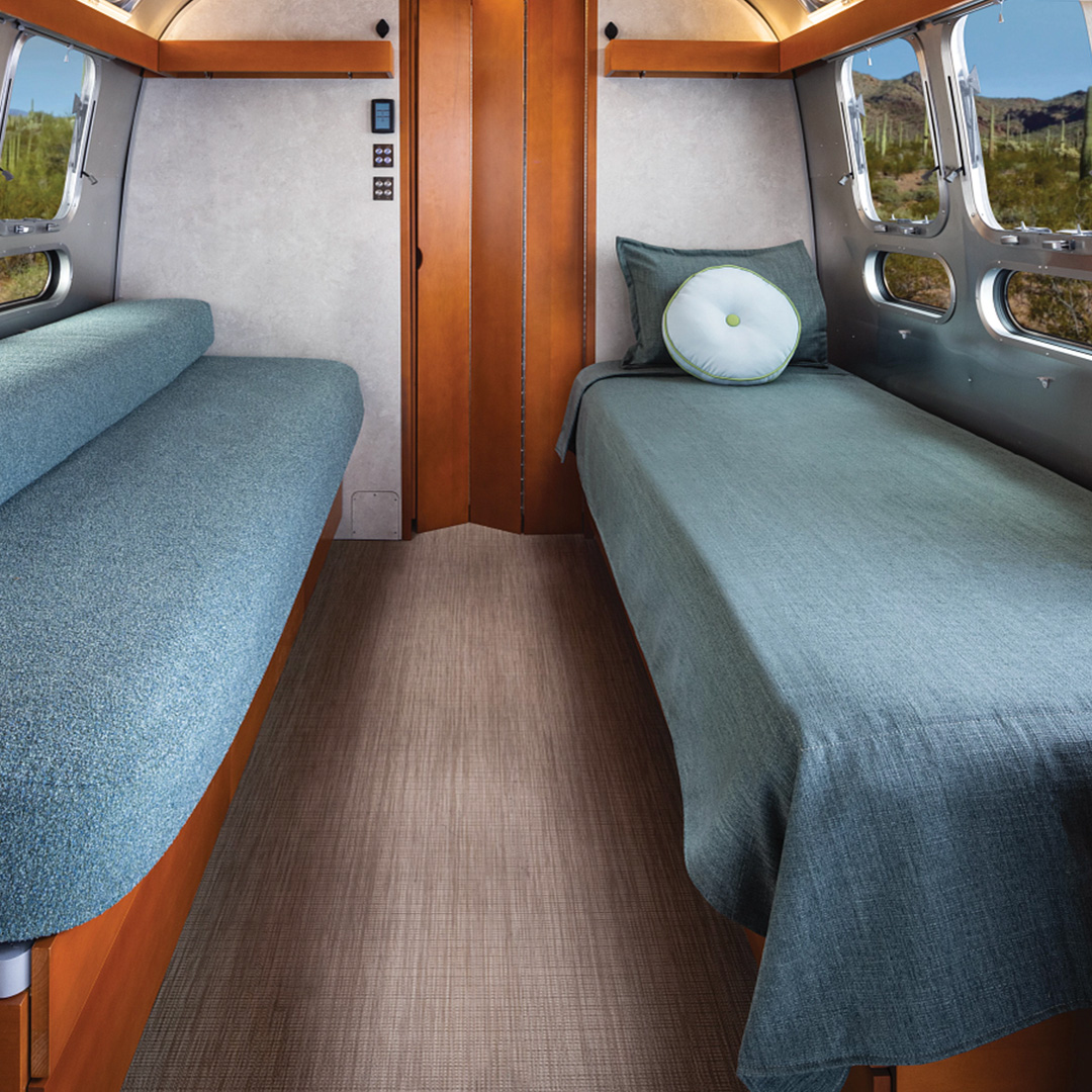 Frank Lloyd Wright Gallery Twin Bed Setup