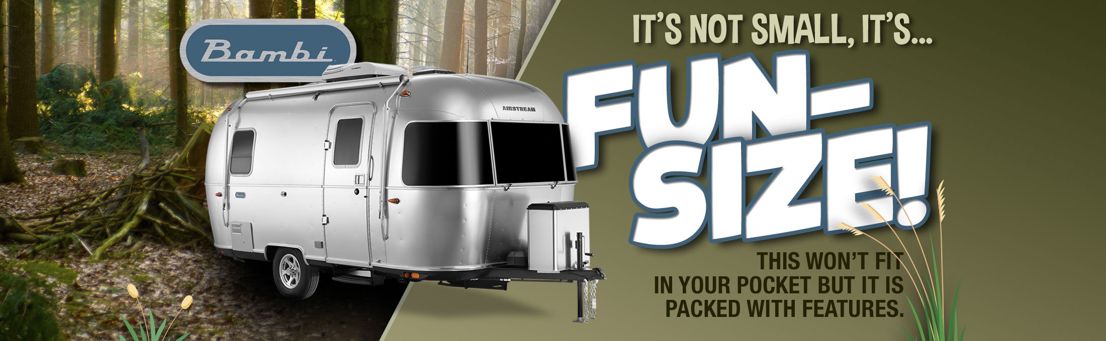 It's Not Small...It's Fun Size!
2021 Airstream Bambi