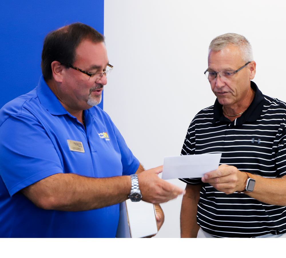 Todd Receiving Award